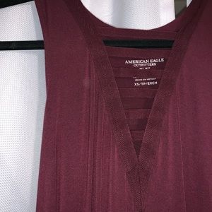 Maroon American Eagle Tank